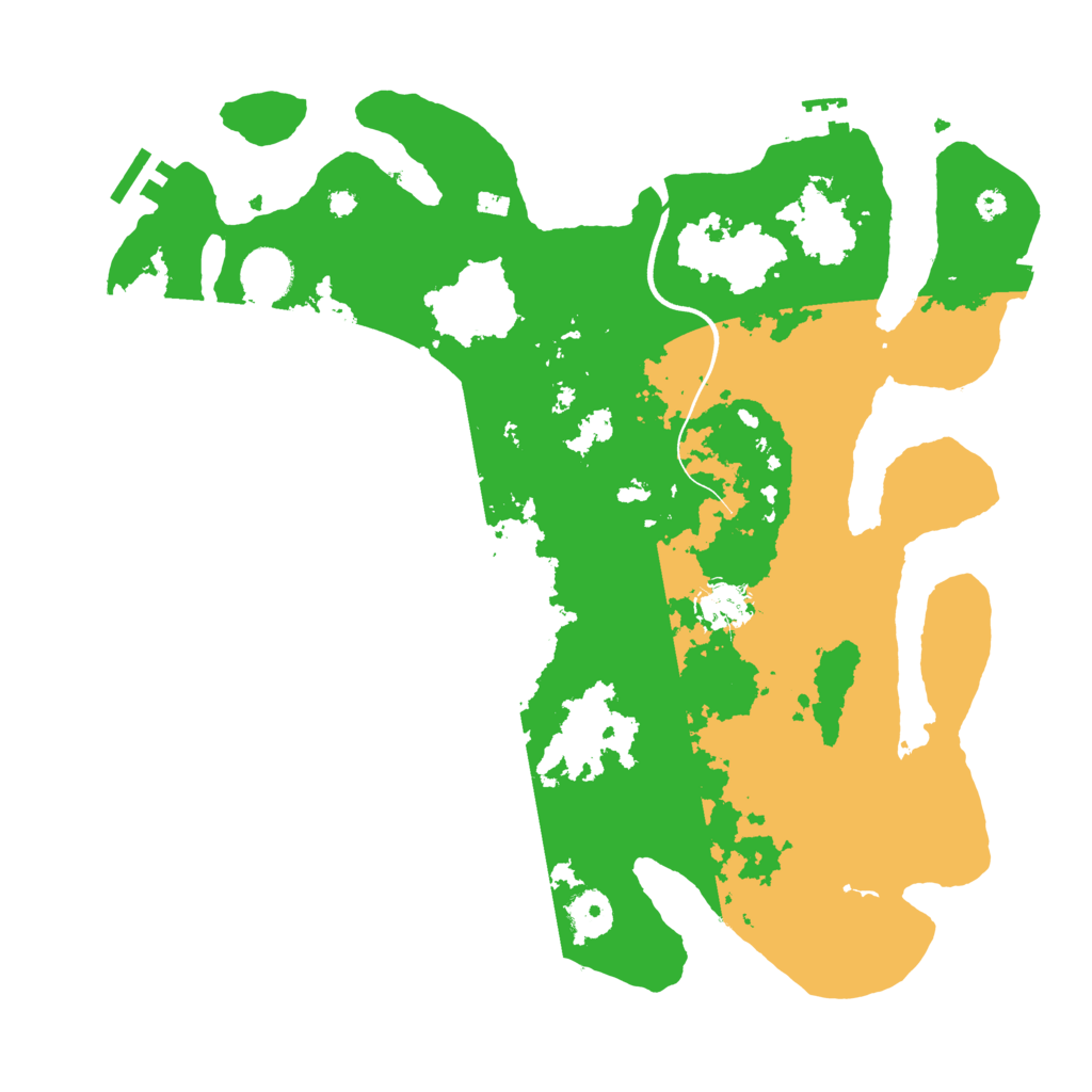 Biome Rust Map: Procedural Map, Size: 3700, Seed: 962185755