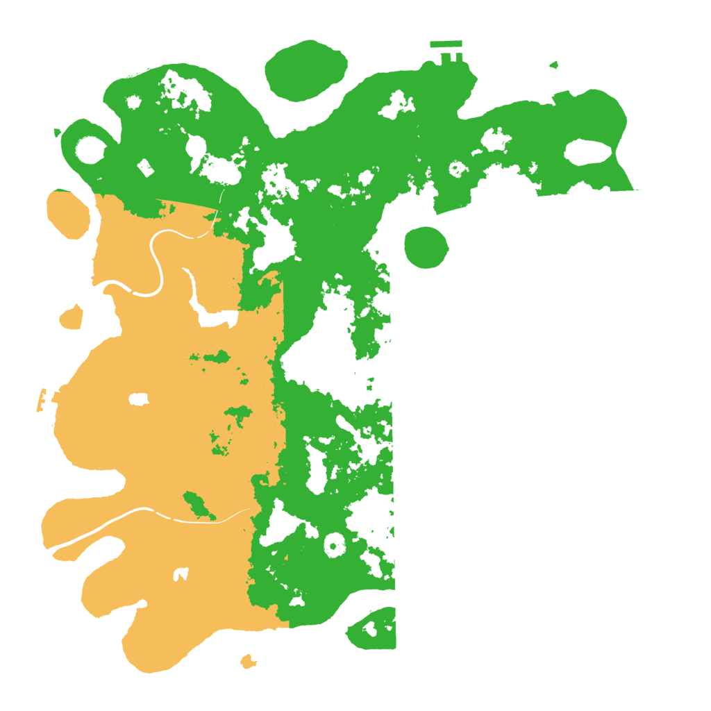 Biome Rust Map: Procedural Map, Size: 4500, Seed: 843718550