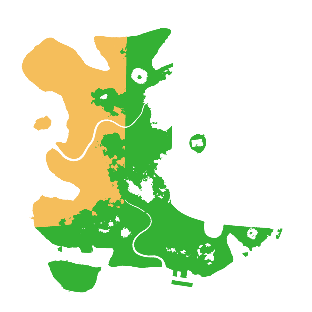 Biome Rust Map: Procedural Map, Size: 3000, Seed: 1067450803