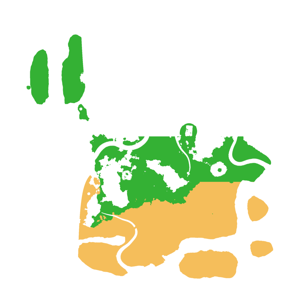 Biome Rust Map: Procedural Map, Size: 3000, Seed: 841336632