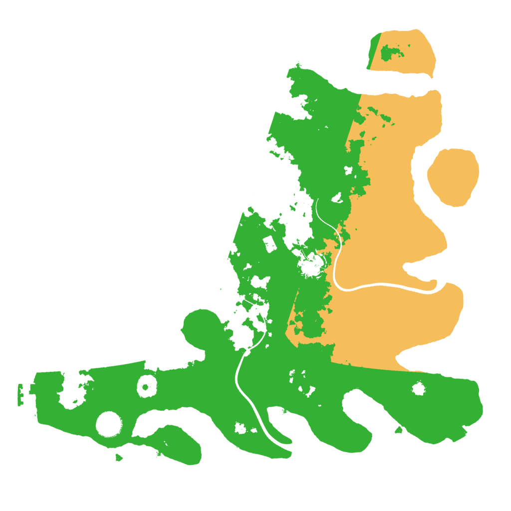 Biome Rust Map: Procedural Map, Size: 3500, Seed: 556159634