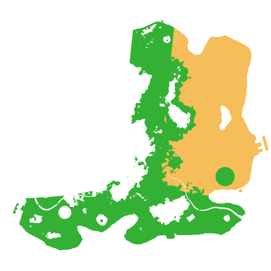 Biome Rust Map: Procedural Map, Size: 3750, Seed: 584680759