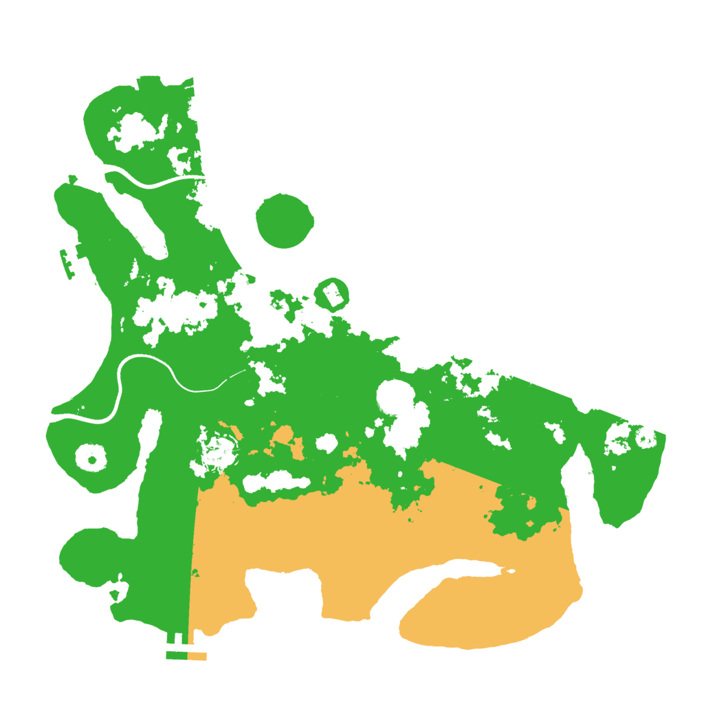 Biome Rust Map: Procedural Map, Size: 3500, Seed: 1511665651