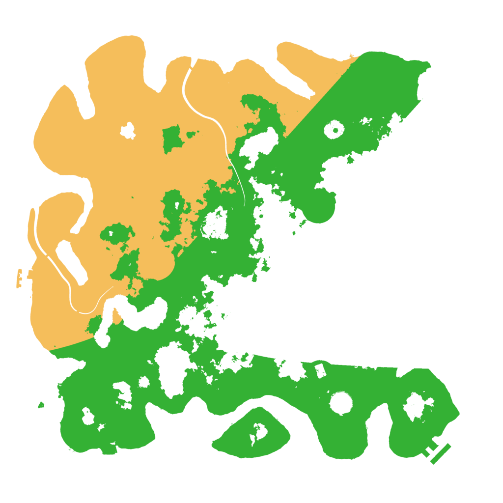 Biome Rust Map: Procedural Map, Size: 4000, Seed: 97454