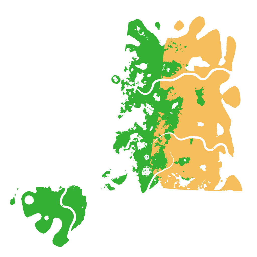 Biome Rust Map: Procedural Map, Size: 5000, Seed: 57689672
