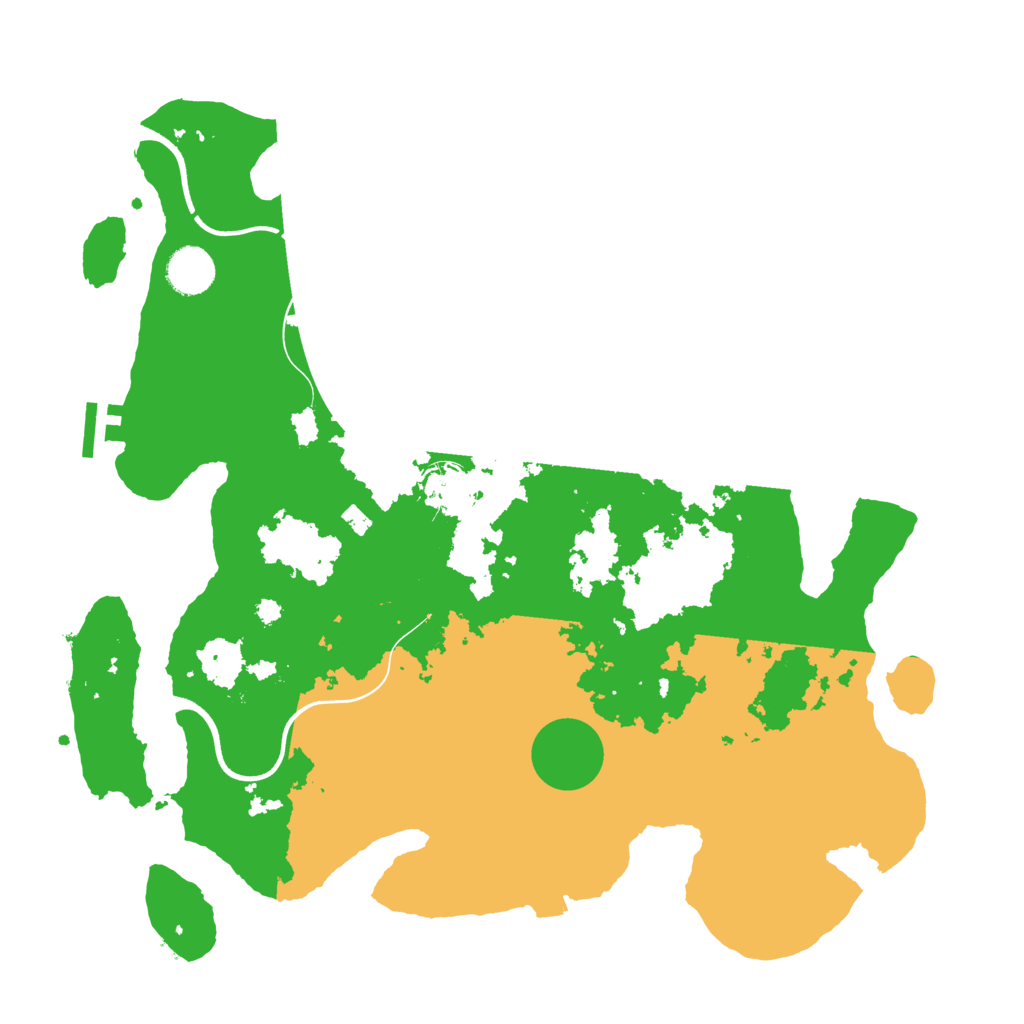 Biome Rust Map: Procedural Map, Size: 3750, Seed: 243922765