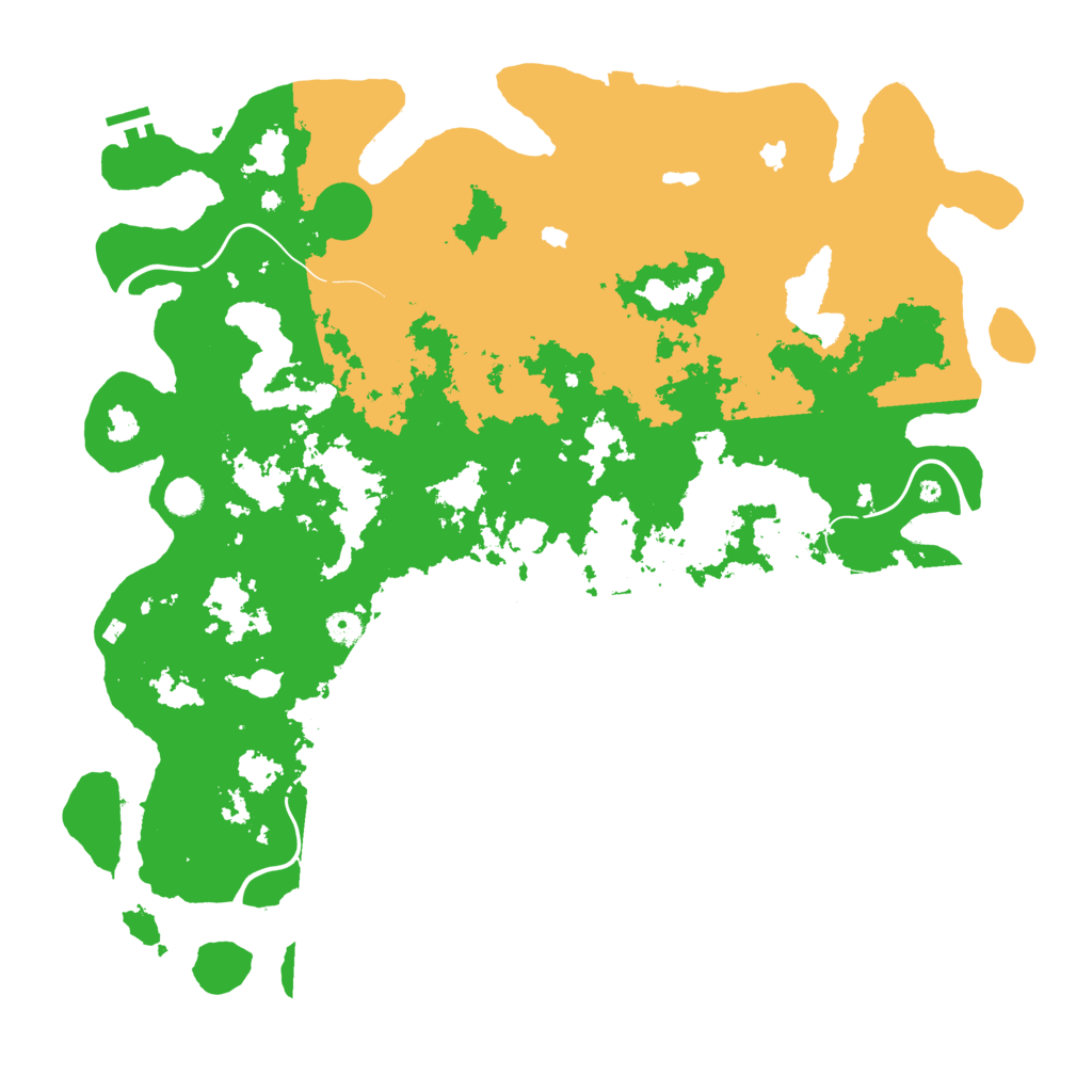 Biome Rust Map: Procedural Map, Size: 5000, Seed: 12341526