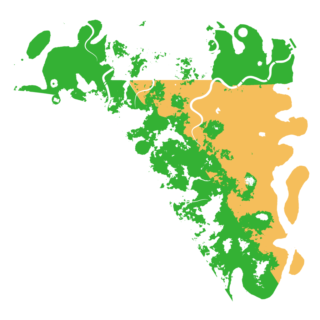 Biome Rust Map: Procedural Map, Size: 6000, Seed: 2847563