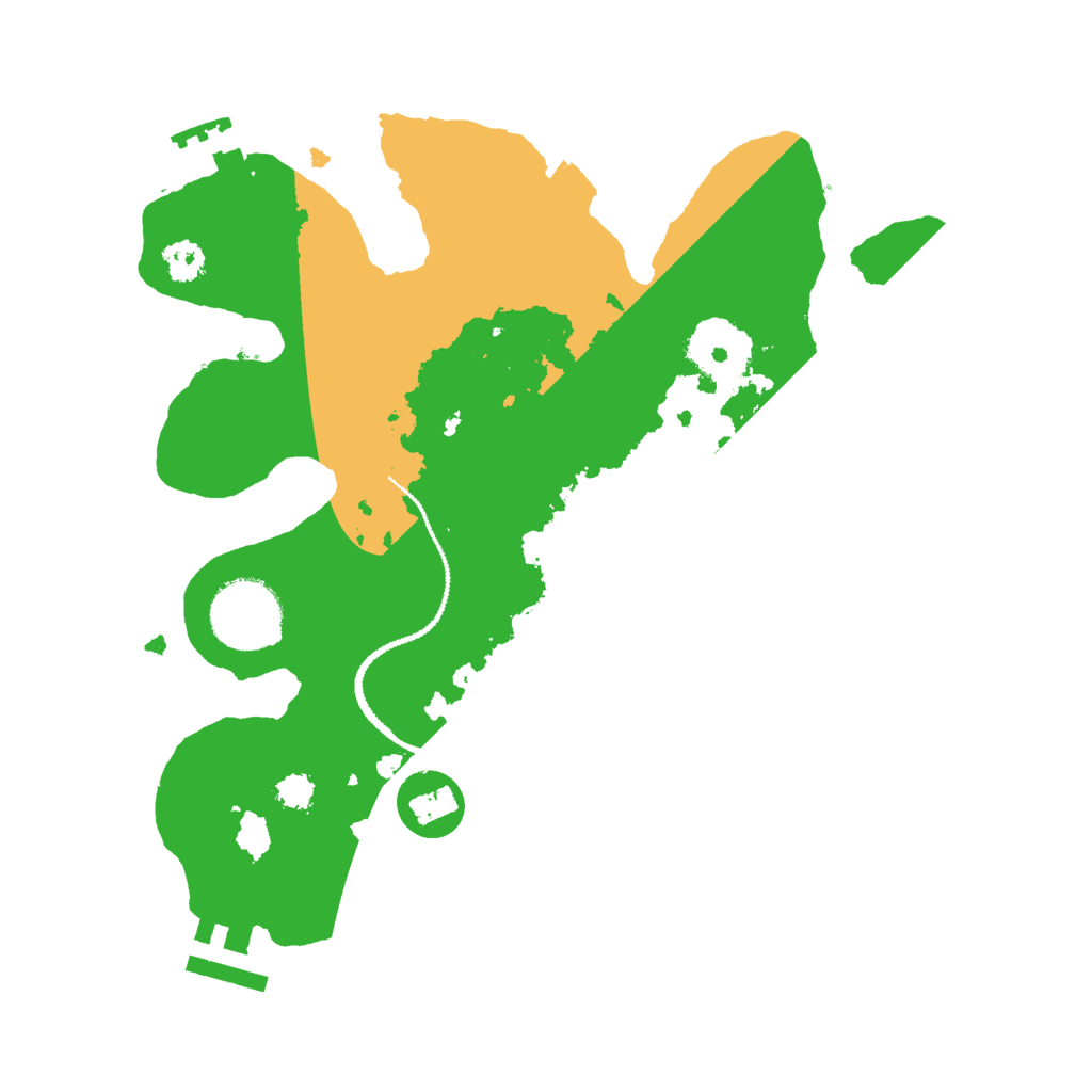 Biome Rust Map: Procedural Map, Size: 2700, Seed: 2452