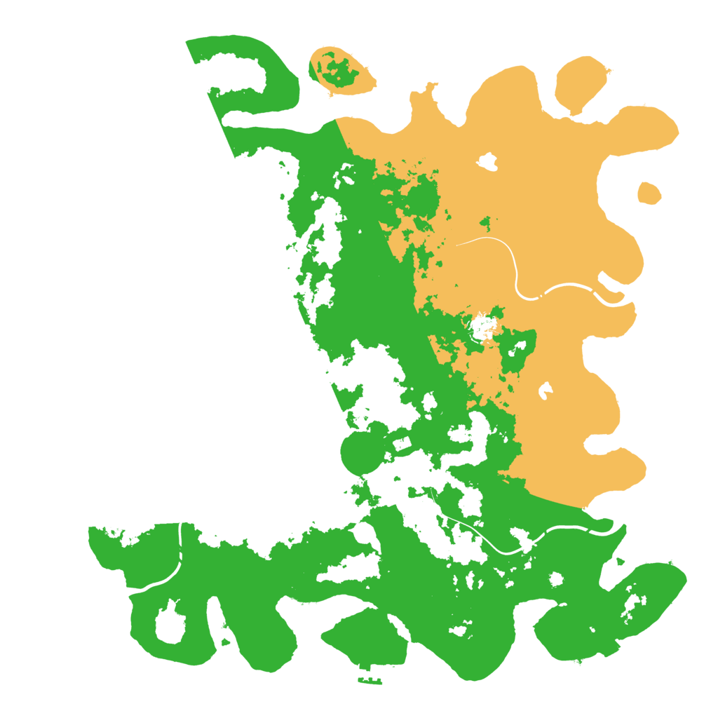 Biome Rust Map: Procedural Map, Size: 4500, Seed: 1986782