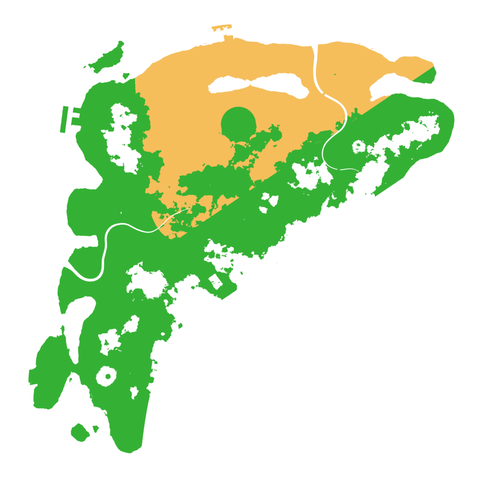 Biome Rust Map: Procedural Map, Size: 3800, Seed: 193995789