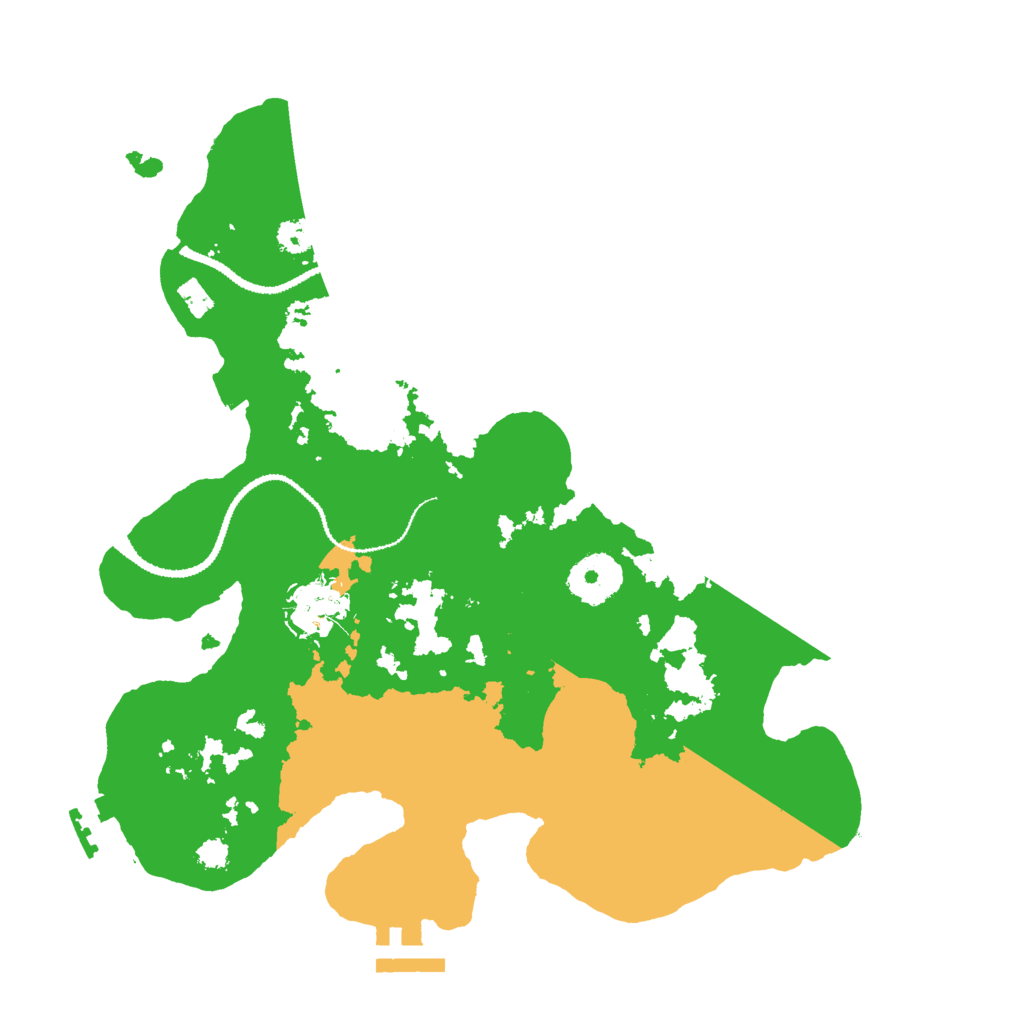 Biome Rust Map: Procedural Map, Size: 3000, Seed: 345897