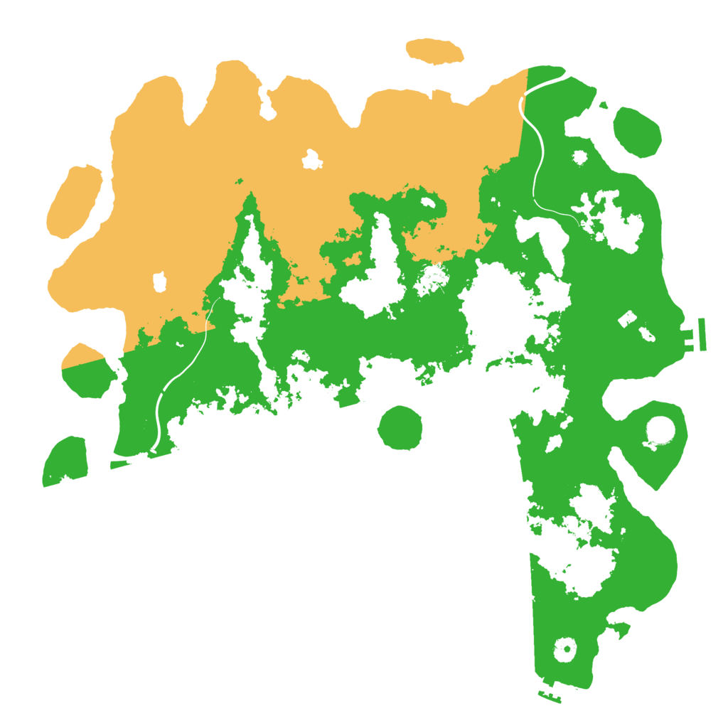 Biome Rust Map: Procedural Map, Size: 4500, Seed: 418079033