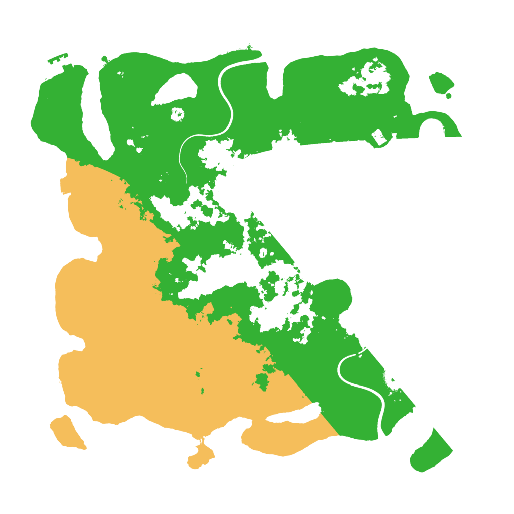Biome Rust Map: Procedural Map, Size: 3700, Seed: 1630018536