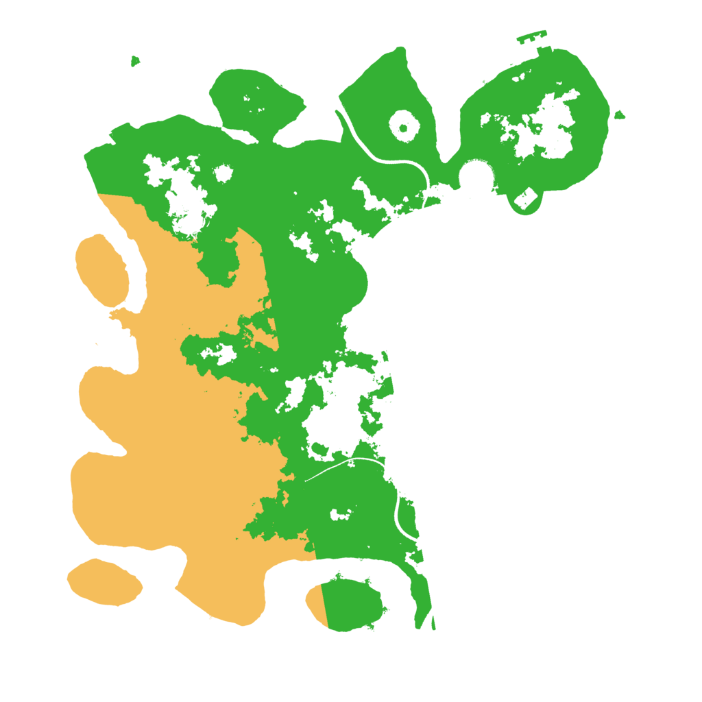 Biome Rust Map: Procedural Map, Size: 3500, Seed: 17157329