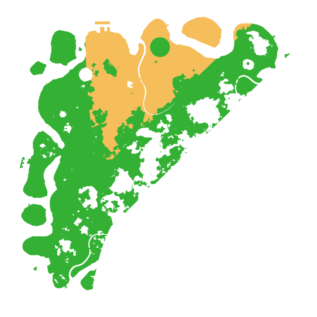 Biome Rust Map: Procedural Map, Size: 4250, Seed: 881143559