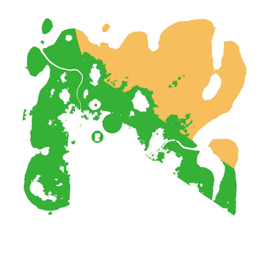 Biome Rust Map: Procedural Map, Size: 3500, Seed: 1969837046