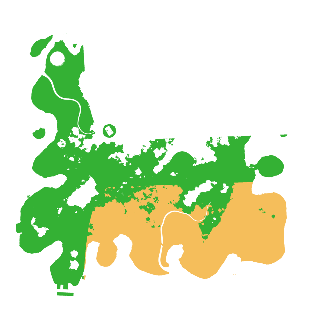 Biome Rust Map: Procedural Map, Size: 3750, Seed: 330099900