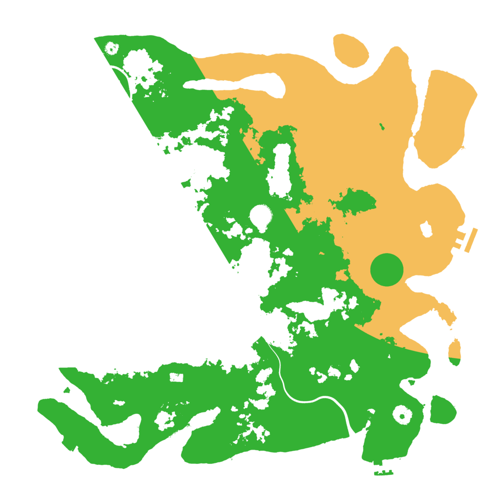 Biome Rust Map: Procedural Map, Size: 4000, Seed: 489869882