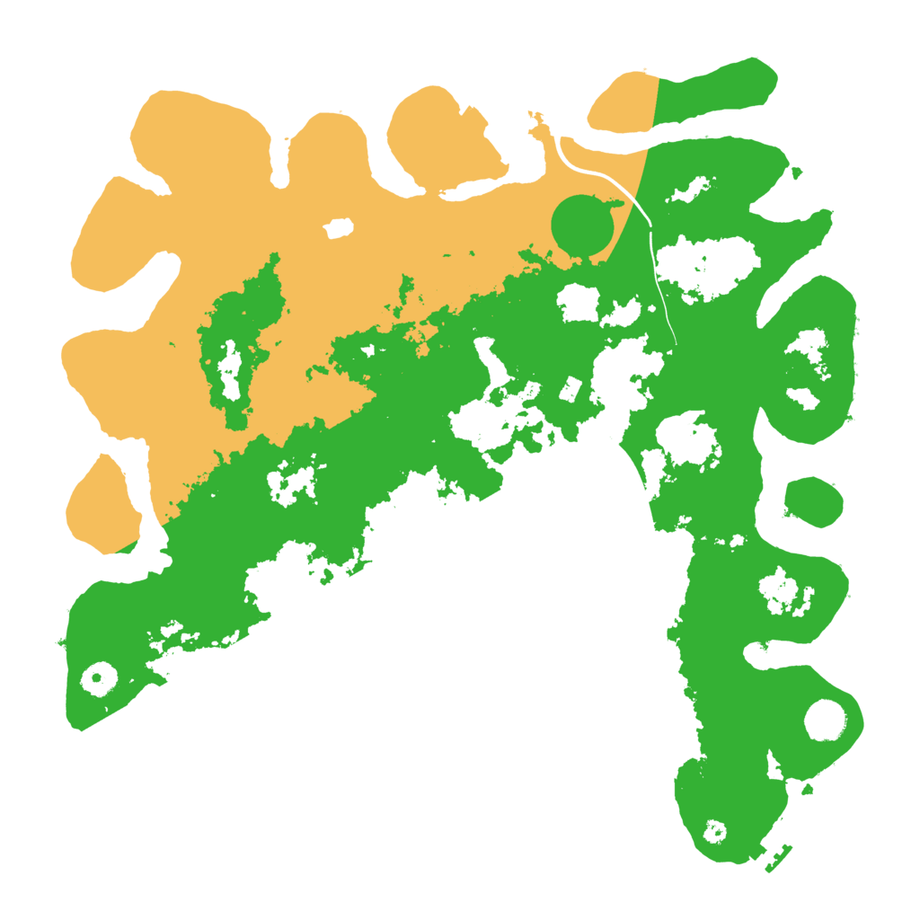Biome Rust Map: Procedural Map, Size: 4000, Seed: 1836885483
