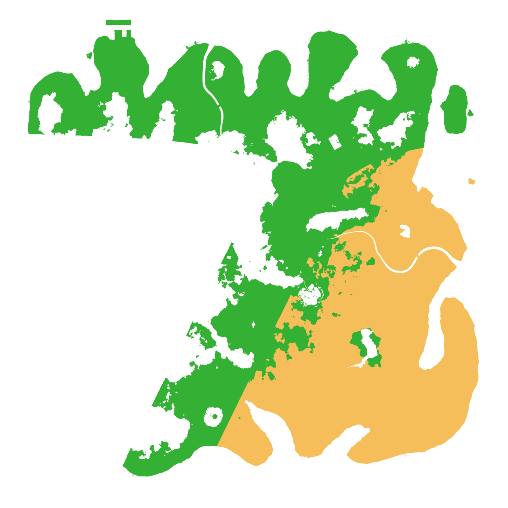 Biome Rust Map: Procedural Map, Size: 4000, Seed: 145874310