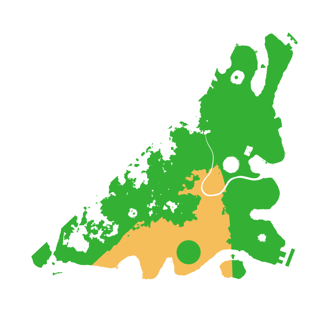 Biome Rust Map: Procedural Map, Size: 3500, Seed: 91015696