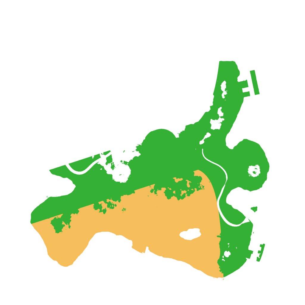 Biome Rust Map: Procedural Map, Size: 2500, Seed: 6048762