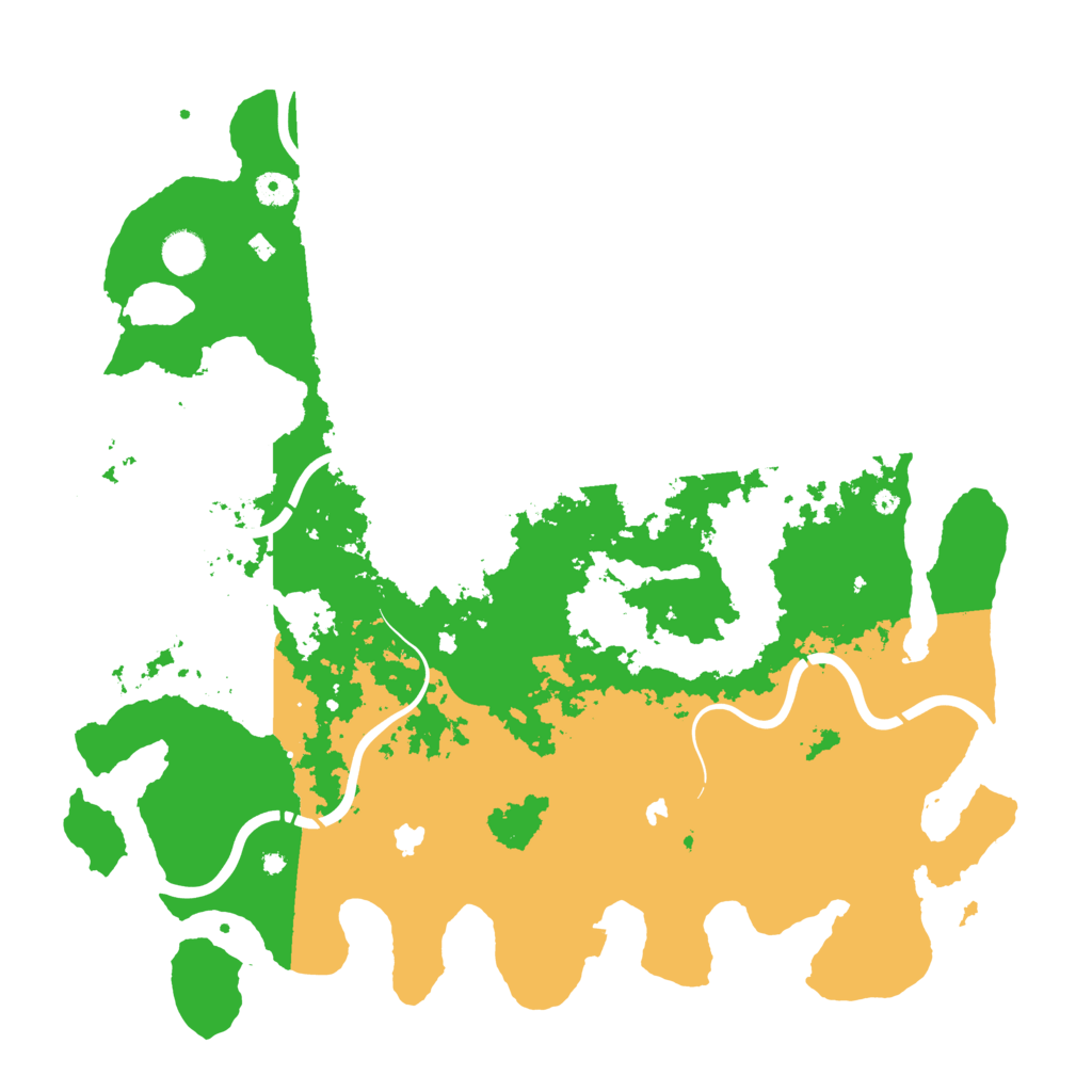Biome Rust Map: Procedural Map, Size: 4500, Seed: 1423148386