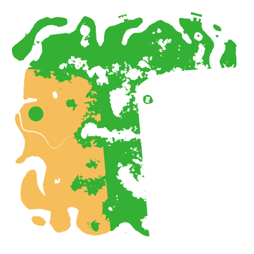 Biome Rust Map: Procedural Map, Size: 4500, Seed: 1924246534