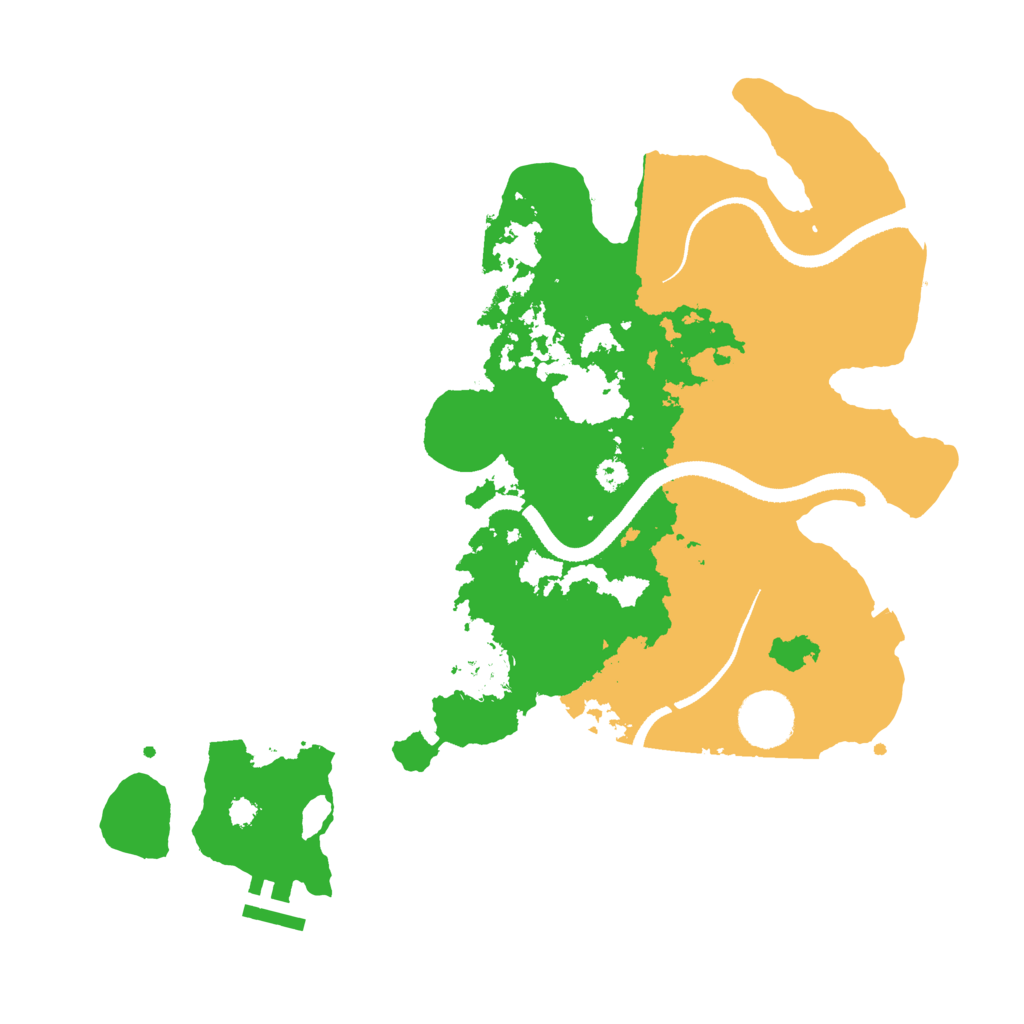 Biome Rust Map: Procedural Map, Size: 3300, Seed: 989604772
