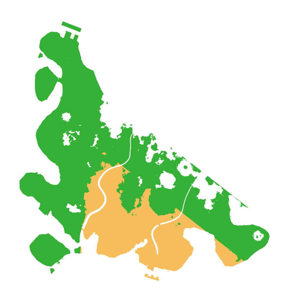 Biome Rust Map: Procedural Map, Size: 3000, Seed: 1362071328