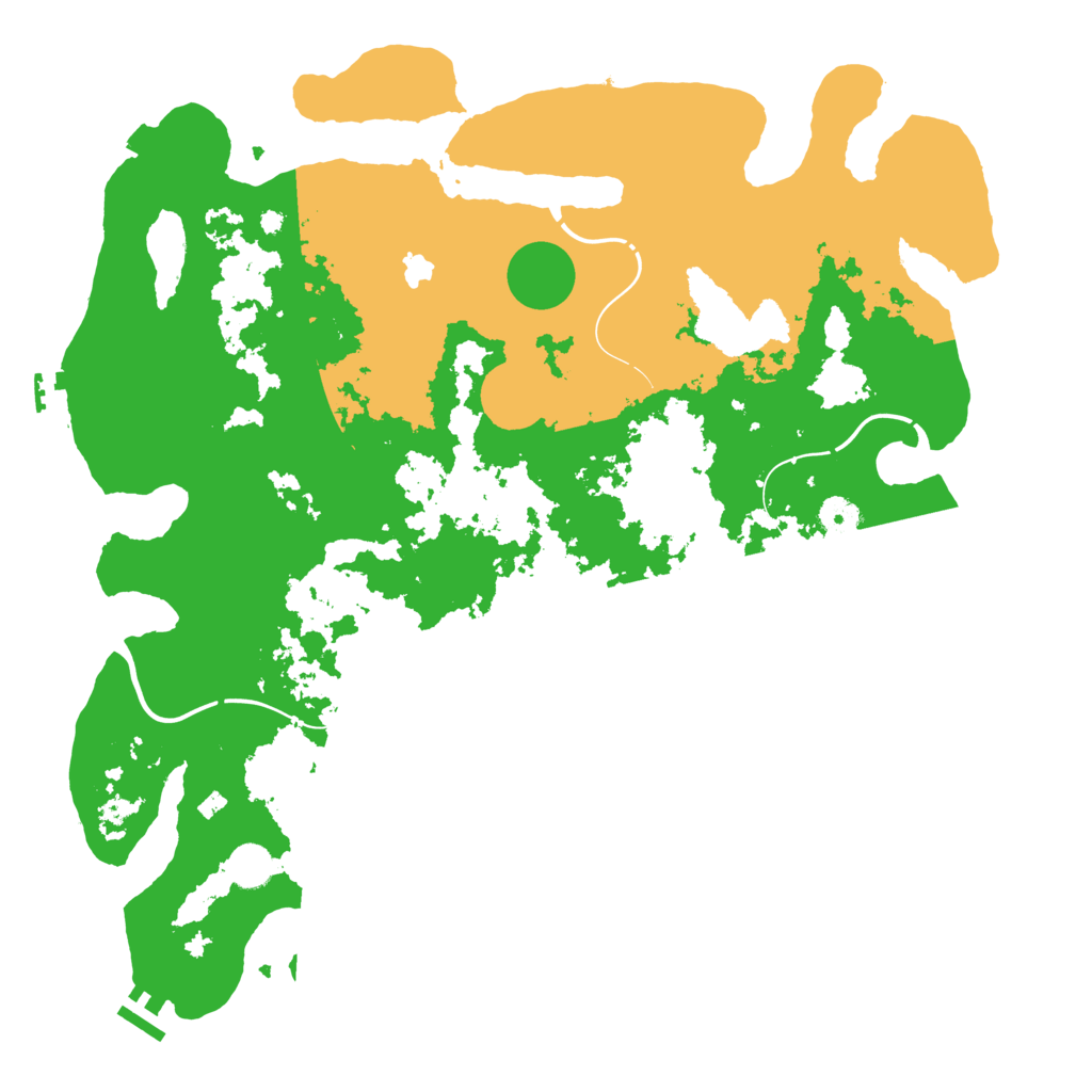 Biome Rust Map: Procedural Map, Size: 4250, Seed: 919711256