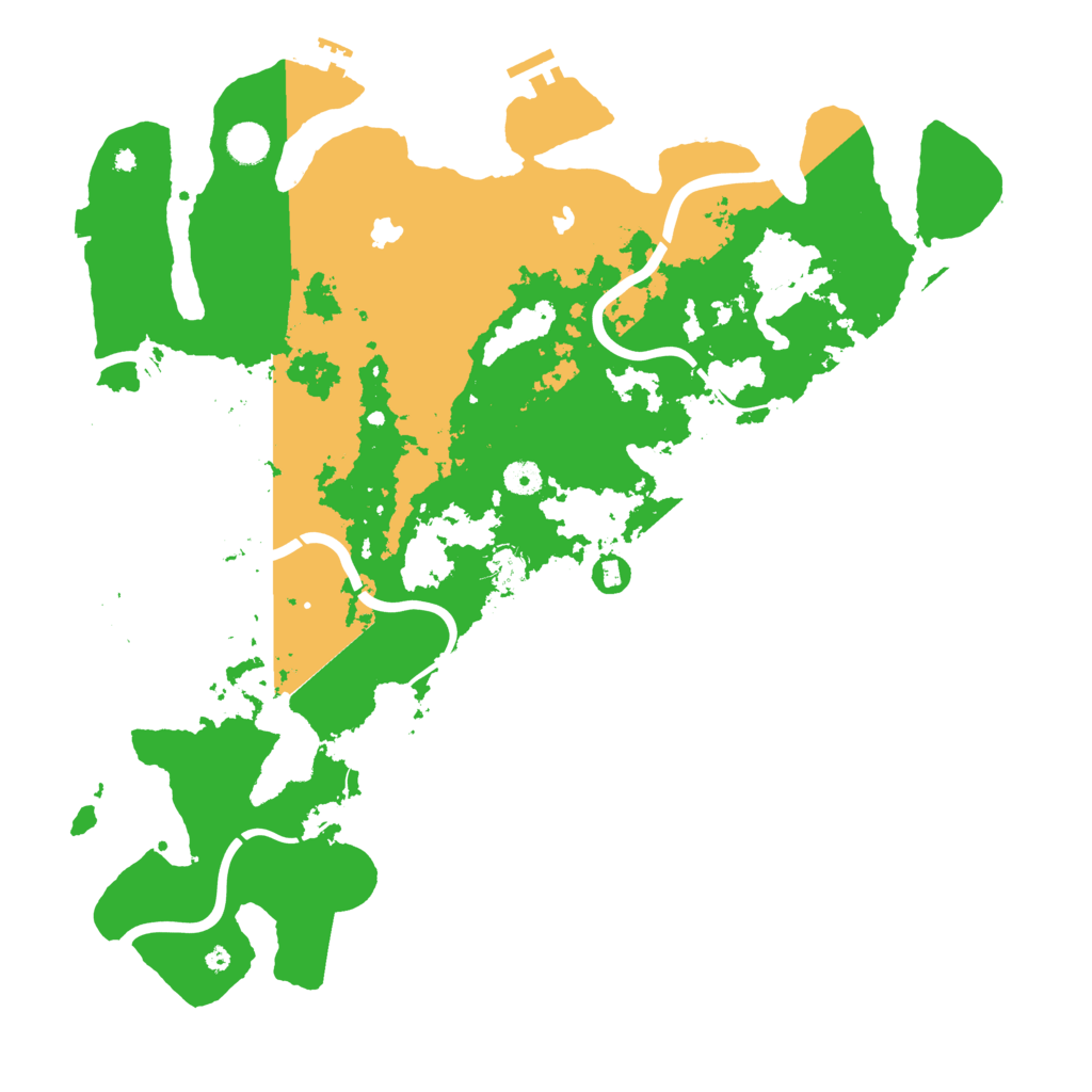 Biome Rust Map: Procedural Map, Size: 4500, Seed: 2128304042