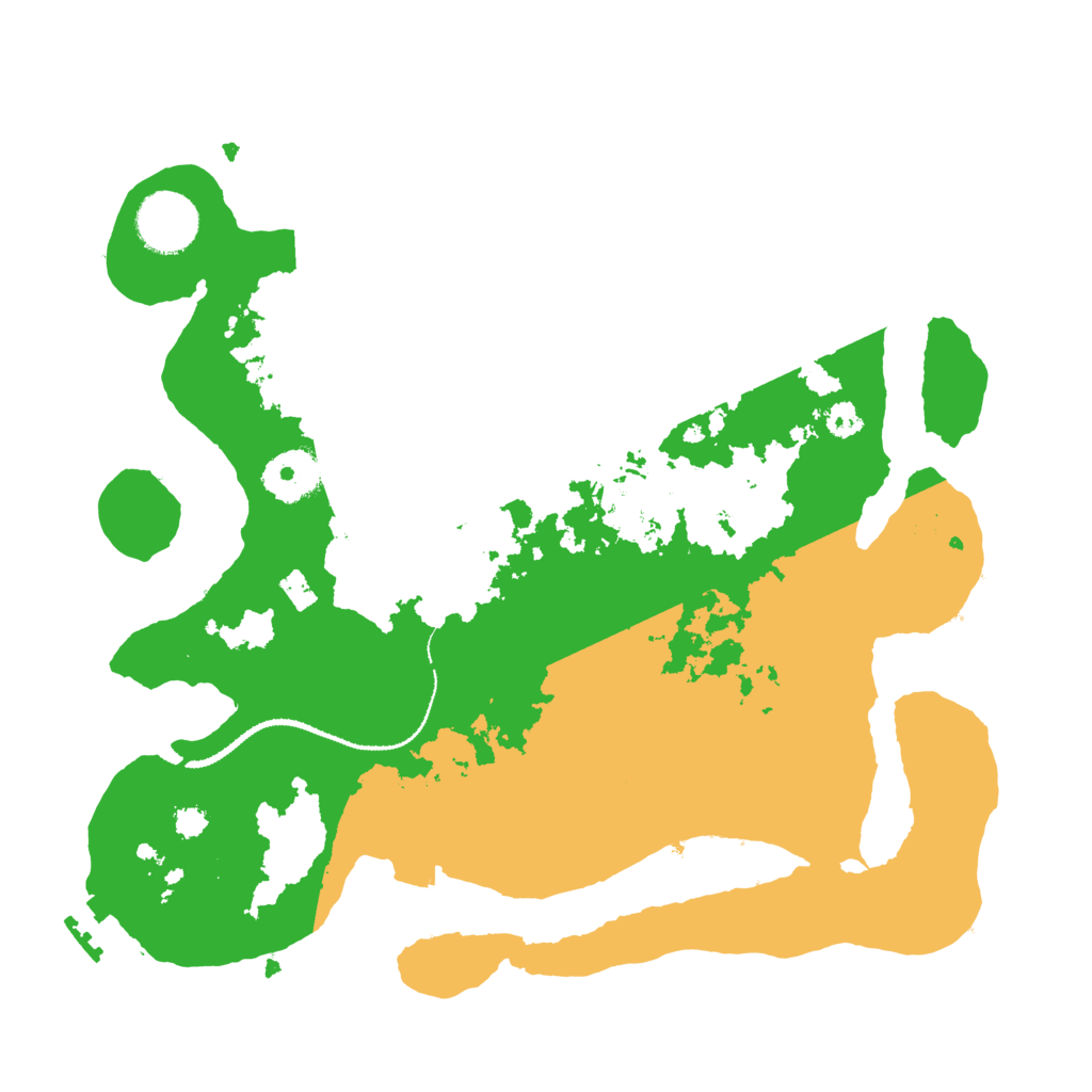 Biome Rust Map: Procedural Map, Size: 3100, Seed: 1516243