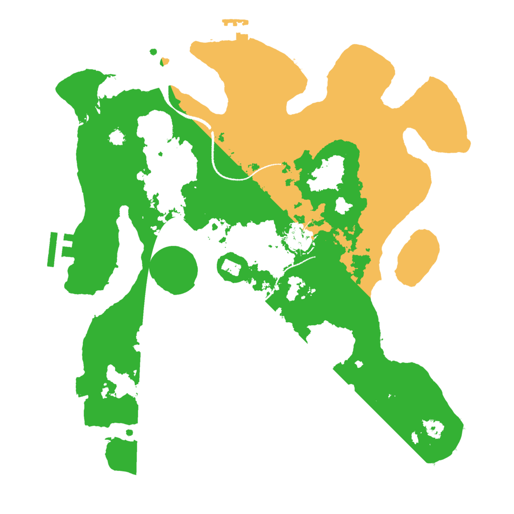 Biome Rust Map: Procedural Map, Size: 3000, Seed: 338175192
