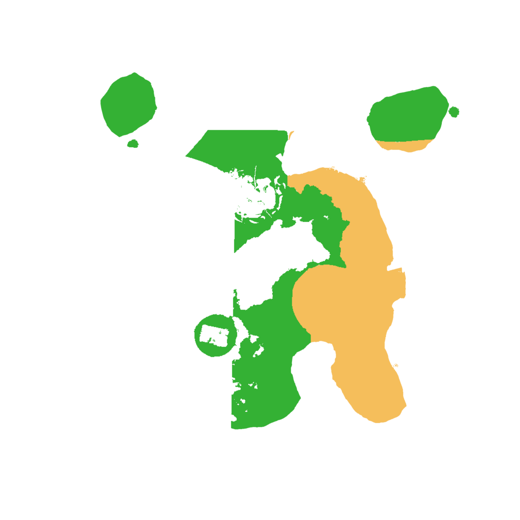 Biome Rust Map: Procedural Map, Size: 2000, Seed: 1694123120