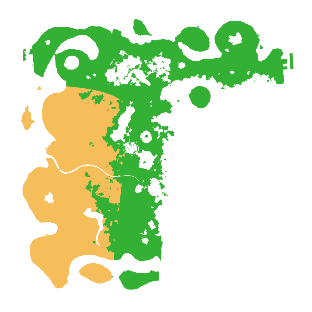 Biome Rust Map: Procedural Map, Size: 4000, Seed: 546758672