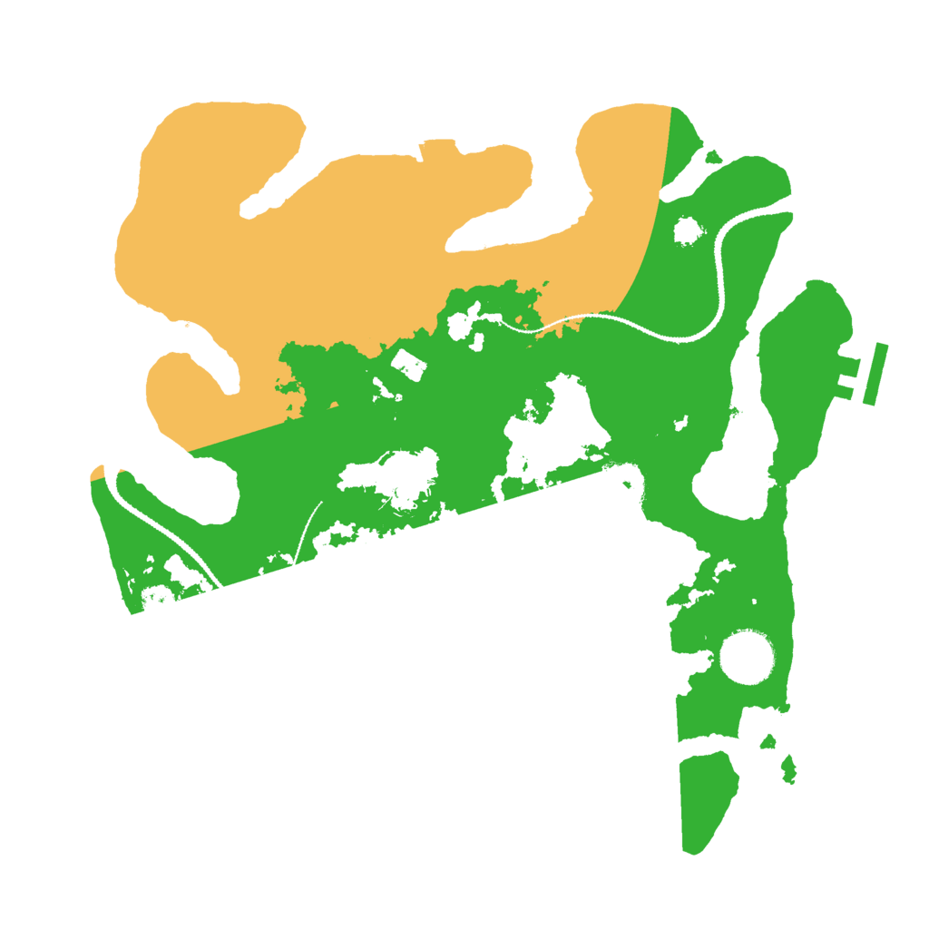 Biome Rust Map: Procedural Map, Size: 3000, Seed: 864588909