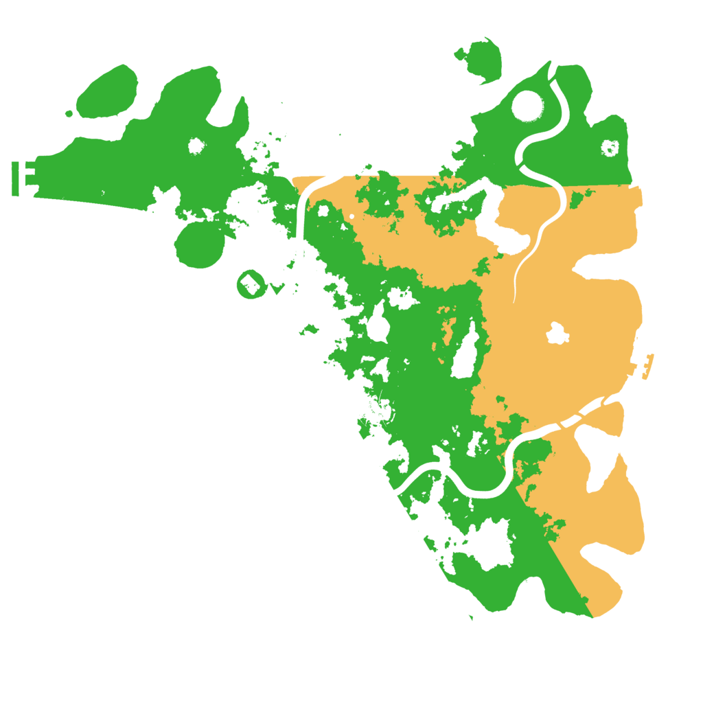 Biome Rust Map: Procedural Map, Size: 4000, Seed: 876454