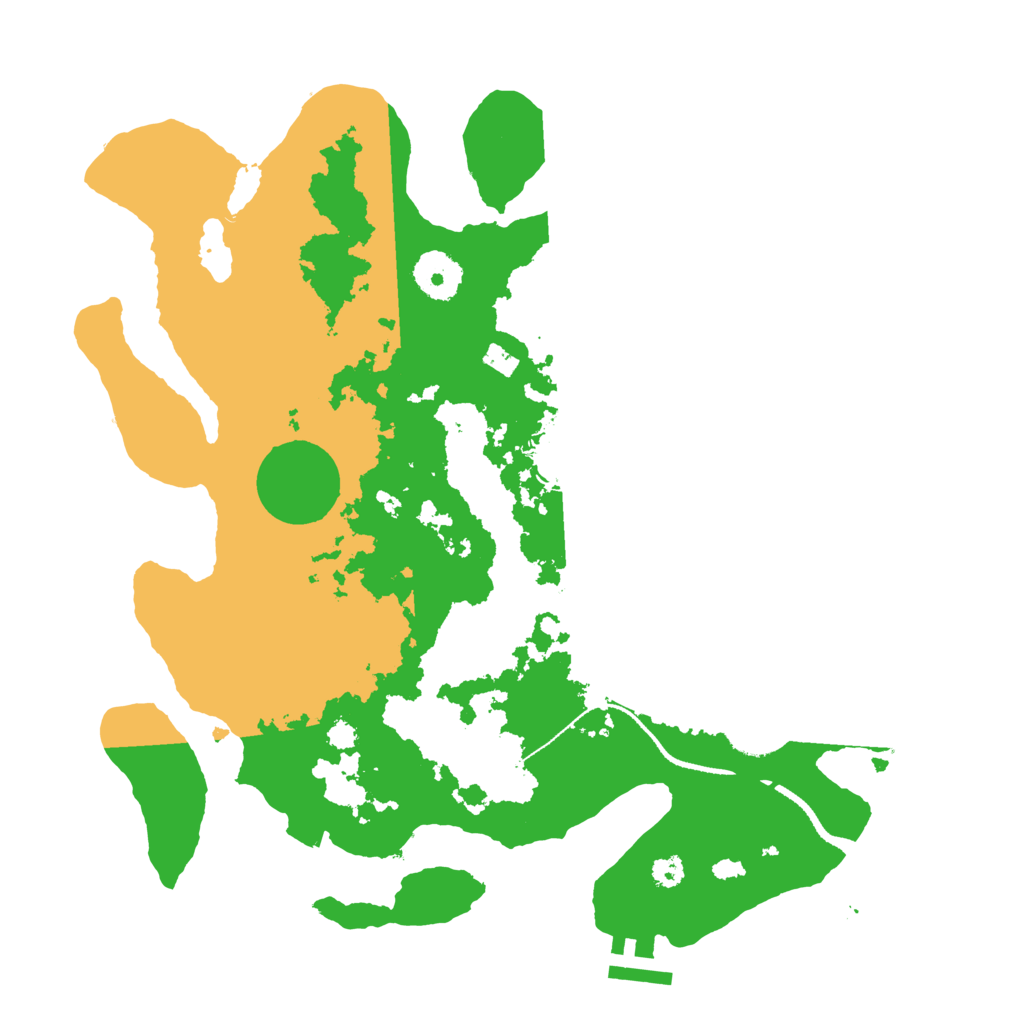 Biome Rust Map: Procedural Map, Size: 3250, Seed: 4257851