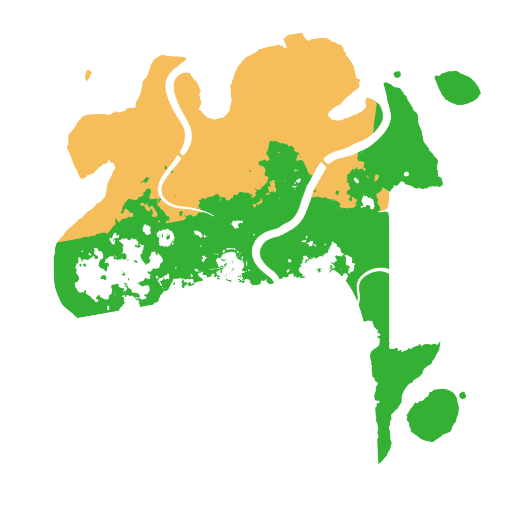 Biome Rust Map: Procedural Map, Size: 3000, Seed: 1371908869