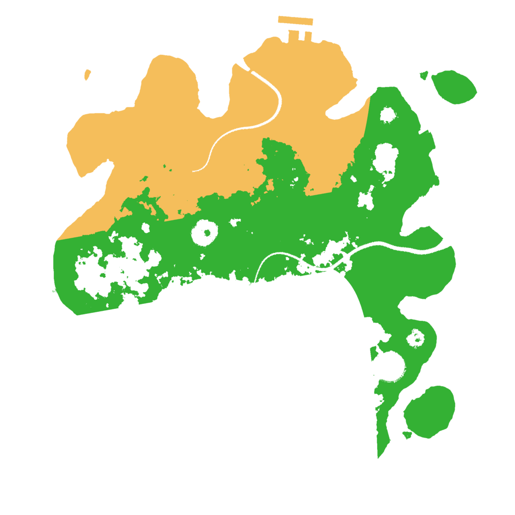 Biome Rust Map: Procedural Map, Size: 3000, Seed: 1371908869