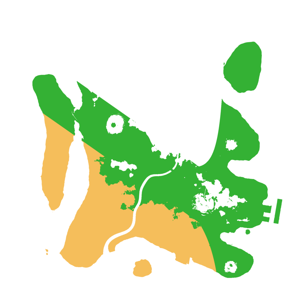 Biome Rust Map: Procedural Map, Size: 2500, Seed: 556943750