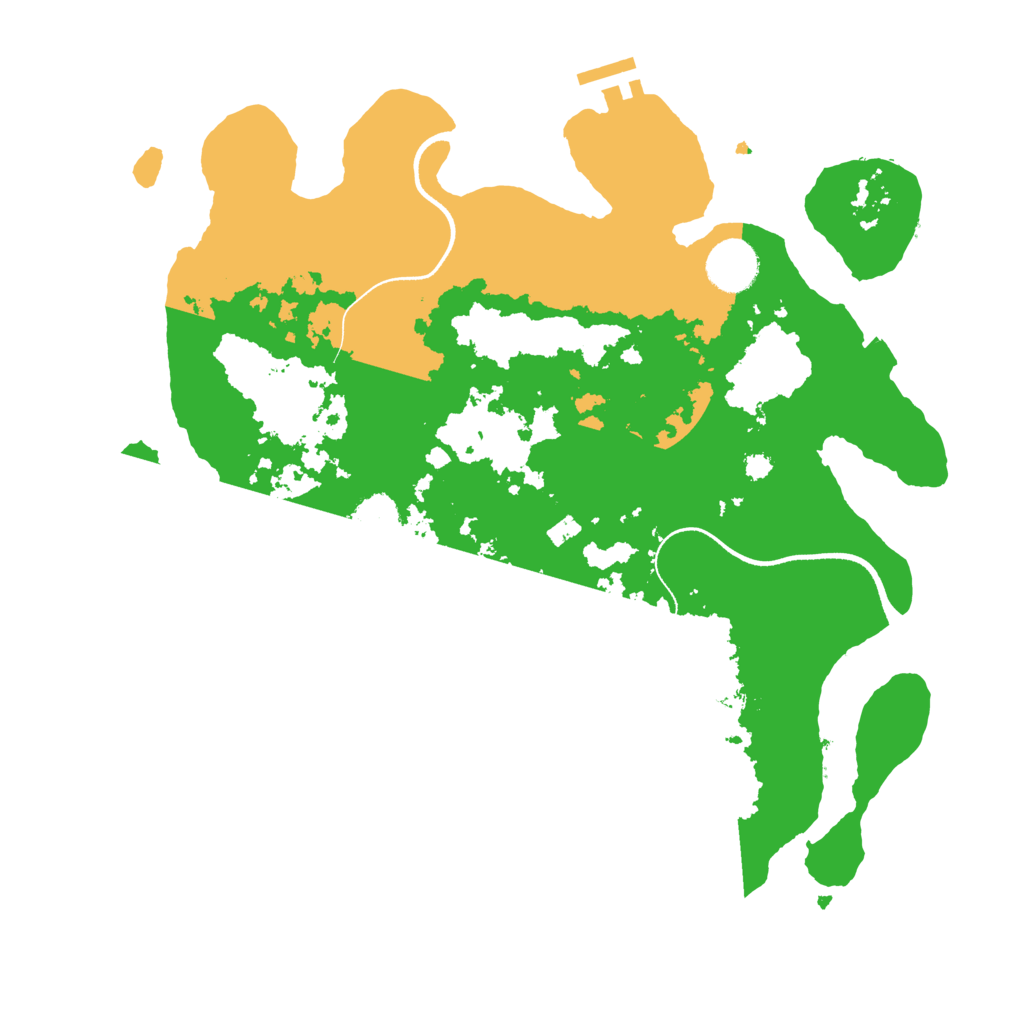 Biome Rust Map: Procedural Map, Size: 3500, Seed: 1776920504