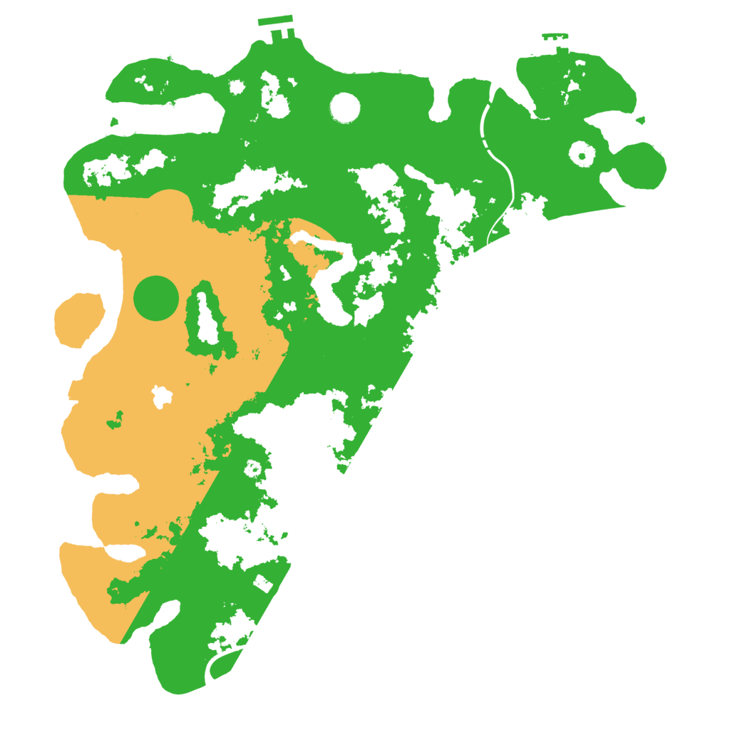 Biome Rust Map: Procedural Map, Size: 4250, Seed: 12840
