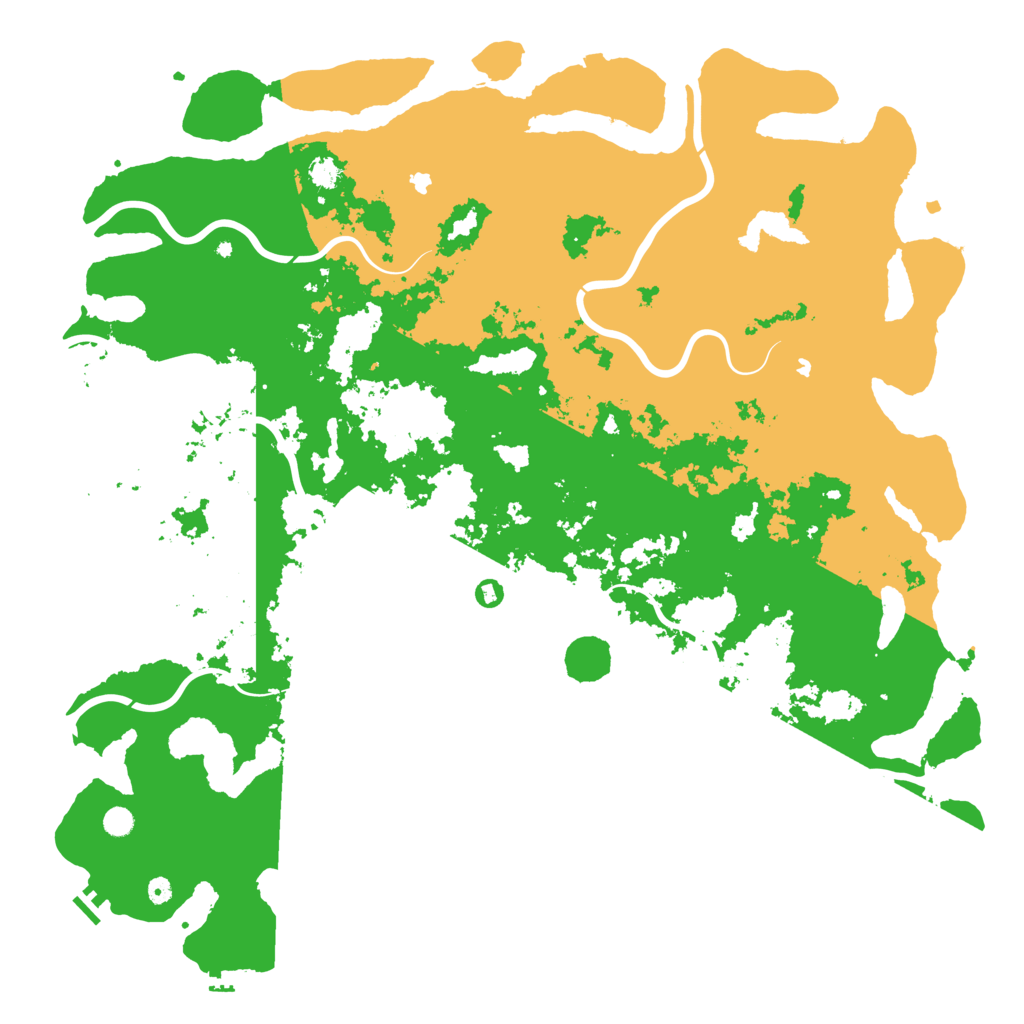 Biome Rust Map: Procedural Map, Size: 6000, Seed: 1916256637