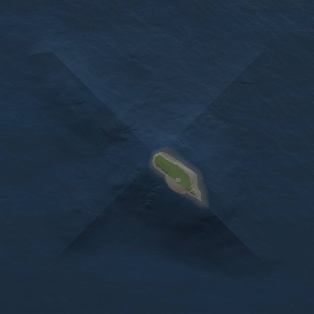 Rust Map: Procedural Map, Size: 1000, Seed: 405949009, 1 Monuments