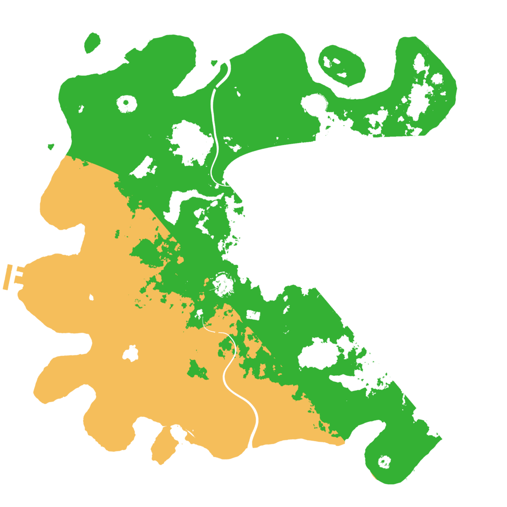 Biome Rust Map: Procedural Map, Size: 4000, Seed: 379268