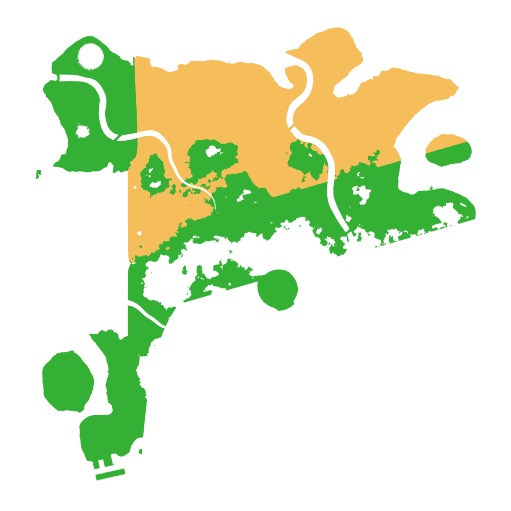 Biome Rust Map: Procedural Map, Size: 3500, Seed: 703565365
