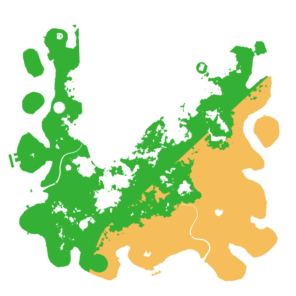Biome Rust Map: Procedural Map, Size: 4500, Seed: 1968993532